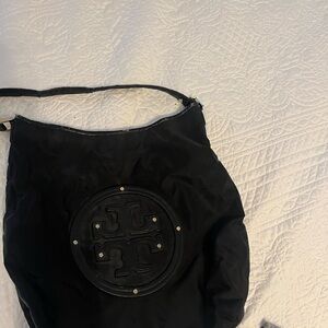 Tory Burch Black Nylon Shoulder Bag
